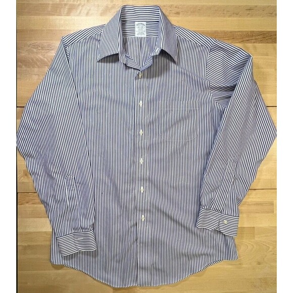 Brooks Brothers Other - Brooks Brothers Regent 15.5-34 Striped Non-Iron Long Sleeve Button Down Shirt